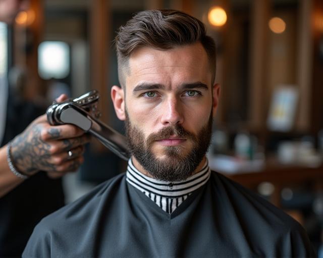 Barbería premium en SolMira Studio Madrid